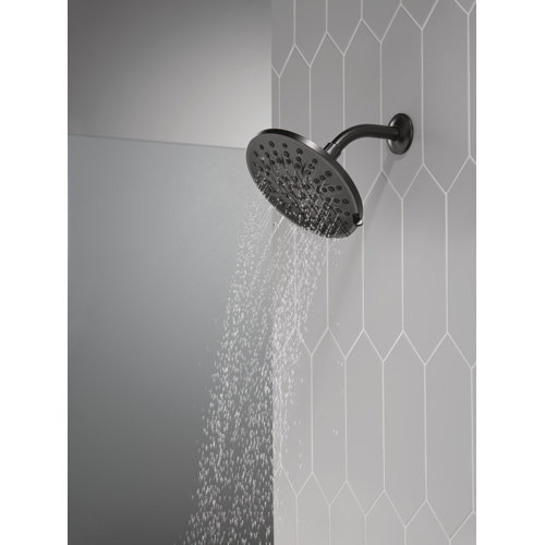 Delta 4Spray Raincan Shower Head, Round High Pressure Shower Head 1.75